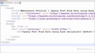 Jquery Insert Form Data using Ajax serialize() method with php mysql