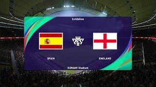 Spain U21 vs England U21 (15/11/2024) U21 Friendly PES 2021