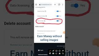 Earn Money without selling images on Shutterstock Contributor| on data licensing option 