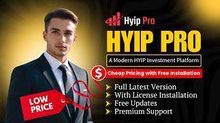 [Latest Version] HYIP PRO - A Modern HYIP Investment Platform (Cheap Price ,100% Original & No Bugs)