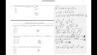 DTM 2023-2024 Matematika namunaviy test yechimlari