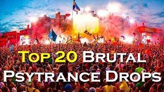 ॐ Top 20 Brutal Psytrance Drops ॐ