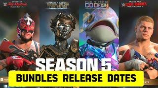 Season 5 Bundles Release Dates Modern Warfare 3 & Warzone Bundles S5 Release Dates