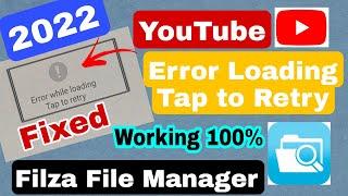 Fix Error Loading Tap to Retry With YouTube App Old iOS Devices using Filza File Manager 2022
