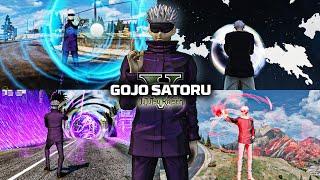 GTA 5 - Gojo Satoru Mod Full Release All Cursed Techniques Showcase (Jujutsu Kaisen)