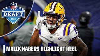 Malik Nabers Highlight Reel: New York Giants pick LSU WR at No. 6 | 2024 NFL Draft