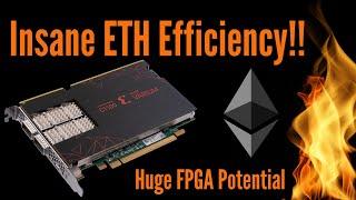 FANTASTIC ETH EFFICIENCY WITH XILINX C1100│FPGA Mining ETH│ETHEREUM Mining