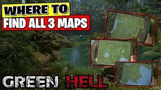 ALL 3 Map Locations | Green Hell 