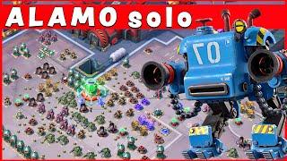 MECHS on a ALAMO SOLO  operation FORLORN HOPE - BOOM BEACH gameplay/attack strategy/tips