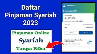 Daftar Pinjaman Online Syariah 2023