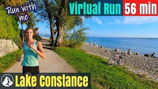 Lake Constance Switzerland Wonderland | Treadmill Running | Virtual Run #58