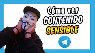 Cómo VER CONTENIDO SENSIBLE en TELEGRAM 2023 No puedo Ver Contenido Delicado Telegram - SOLUCIÓN