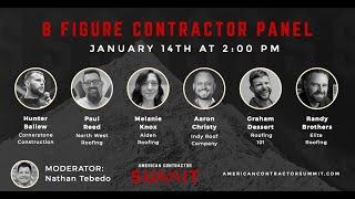 American Contractor Summit - 8 Figure Contractor Panel - Free Content!!