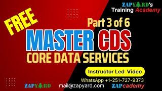 FREE Video 3 of 6 - Master CDS | SAP ABAP Core Data Services Free SAP Training | A to Z of ABAP CDS