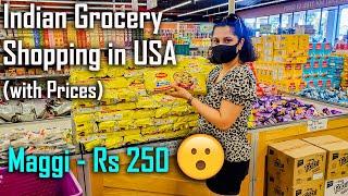 Tour of Indian Store in USA (Los Angeles) With Grocery Prices in Rupees | Soo Expensive