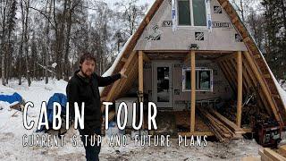 Cabin Tour - Early look at our A-frame setup