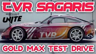 Asphalt UNITE - TVR SAGARIS | EXCLUSIVE Gold Max Test | Touchdrive 