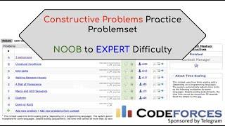 Complete Constructive Problems Practice - Noob to Expert | Topic Stream 5