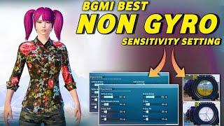 NON GYRO SENSITIVITY SETTINGS FOR BGMI || NO GYRO SENSITIVITY SETTINGS BGMI