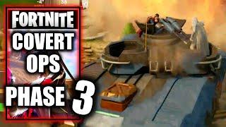 Covert Ops Phase 3 - Destroy Structures With a Tank in Zero Build - Fortnite Week 6 Quest