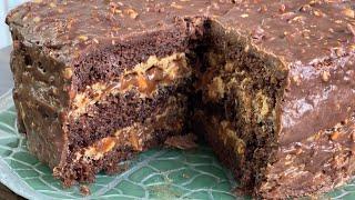 Snickers Cake Recipe SoOoo Delicious