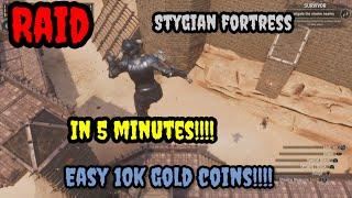 How to raid the Stygian fortress within 5 minutes with no ram or explosives conan exiles 2024