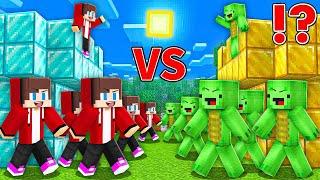 Mikey NOOB Clone ARMY CASTLE vs JJ PRO Survival Battle in Minecraft Challenge - Maizen JJ and Mikey