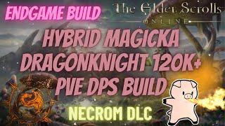 ESO Endgame Magicka (Hybrid) Dragonknight (Magdk) 120k+ PVE DPS Necrom DLC