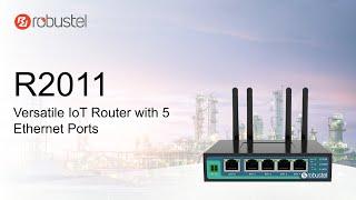 R2011 - Versatile IoT Router with 5 Ethernet Ports | Robustel