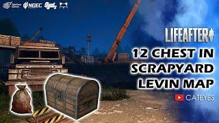  LIFEAFTER 12 Chest Locations  in SCRAPYARD Levin Suburbs Map Exploration 