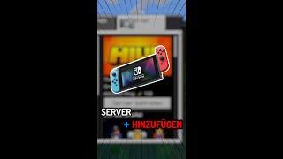 Minecraft Sever auf der Switch Hinzufügen! 