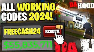 *NEW* ALL WORKING CODES FOR DA HOOD IN 2024! ROBLOX DA HOOD CODES