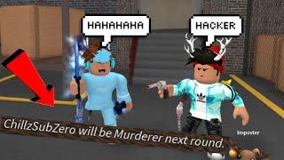 I 1v1'd A TOXIC HATER With ADMIN COMMANDS In Murder Mystery 2...