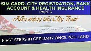 Part 6: First Steps After Landing in Germany on the Opportunity Card | SIM, City Registration & More