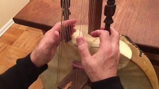 Kora tuning, sequence of notes on bridge, Key of E