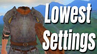 Oblivion at LOWEST SETTINGS!