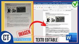 Como CONVERTIR una IMAGEN a un TEXTO EDITABLE en WORD