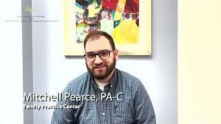 Family Practice Center: Meet Mitchell Pearce, PA-C