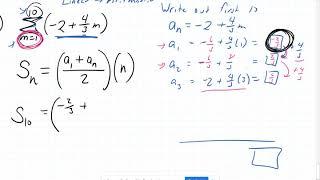 Kuta Software Arithmetic Sequences and Series 17