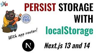 How to persist your Zustand store in Next.js 13 (and 14) with app router