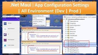 .Net Maui | App Configuration Settings | All Environment (Dev | Prod )