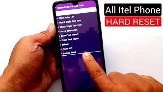 All Itel Phone Hard Reset |Pattern Unlock |Factory Reset Easy Trick With Keys