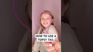 HOW TO USE A TOPSY TAIL | Audrey and Victoria #hairstyles #hairdo