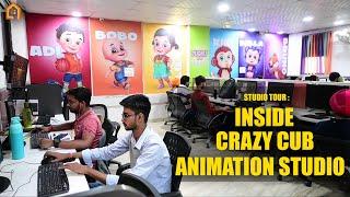 STUDIO TOUR : Inside Crazy Cub Animation Studio | Jugnu Kids | #3danimation #indiananimation