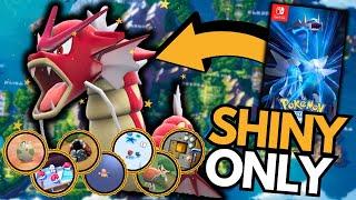 Pokemon Brilliant Diamond but I can only use SHINIES (8 full odds, 1 bonus Masuda)