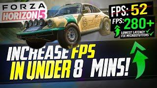 How To Increase FPS in FORZA HORIZON 5 in Under 10 Mins  *BEST SETTINGS*