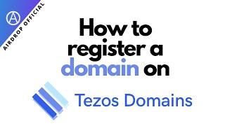 How to register a domain on Tezos and a dive into features of tezos domains