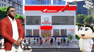 Franklin & Shinchan Open New Honda Showroom In Los Santos City in GTA 5