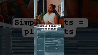 How to make simple beats for placements ️ #flstudio #beatmaker #flstudioproducer #musicproduction
