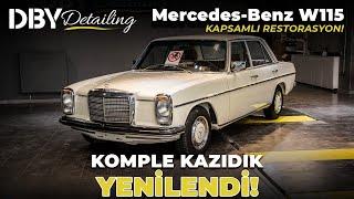 We Scrape W115, Restorate It! - Mercedes-Benz 220 - Rust Repair, Complete Paintjob, Window Tints